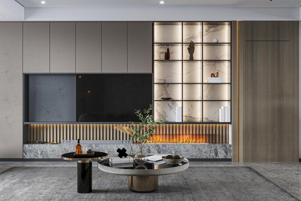 custom entertainment center